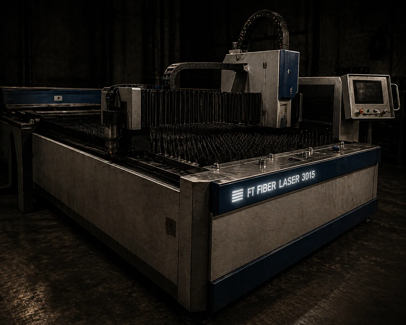 3000W CNC fiber laser cutting machine at Aero Enterprises Unit I Vasai Phata — MS and SS laser cutting service