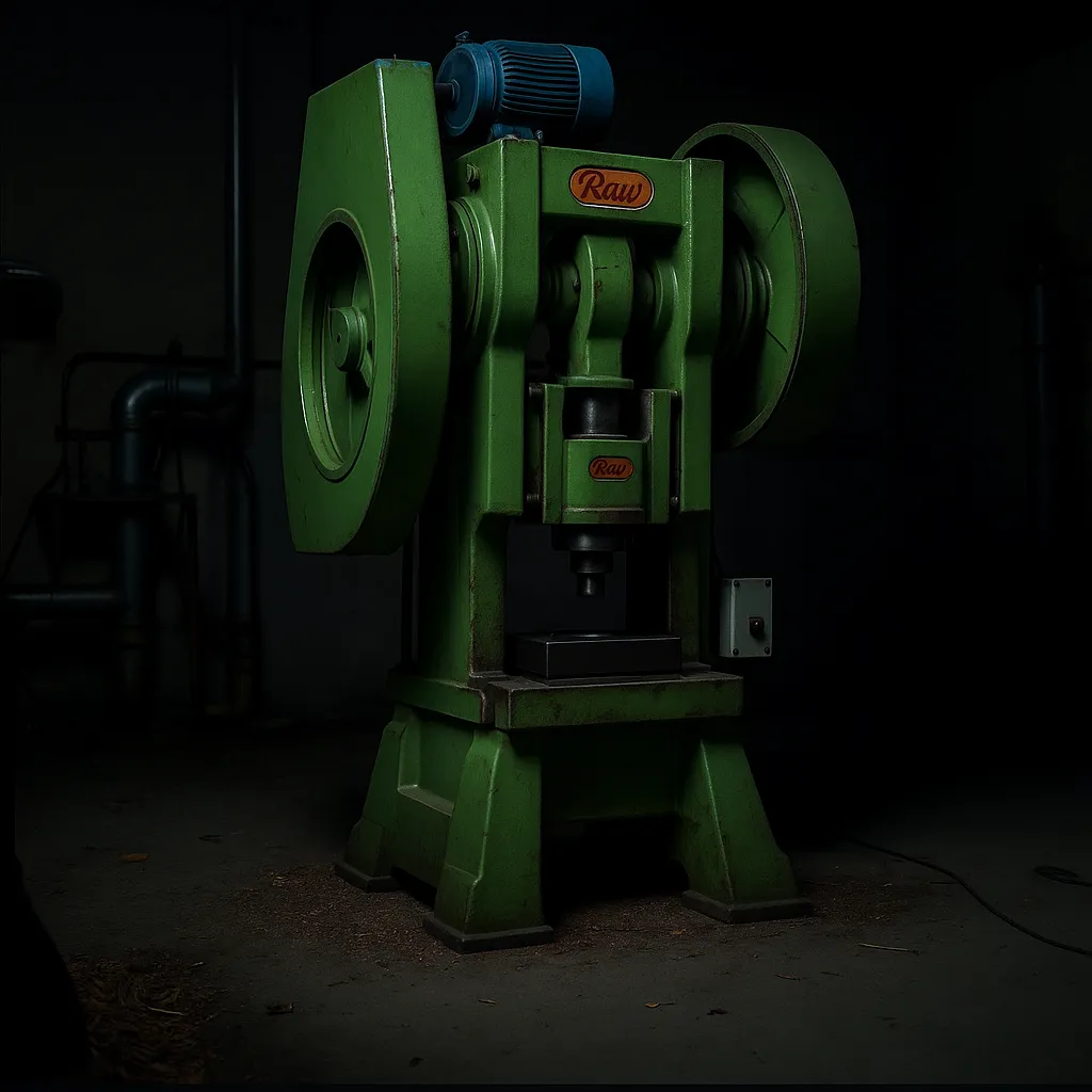 150T hydraulic power press deep drawing operation at Aero Enterprises Unit I