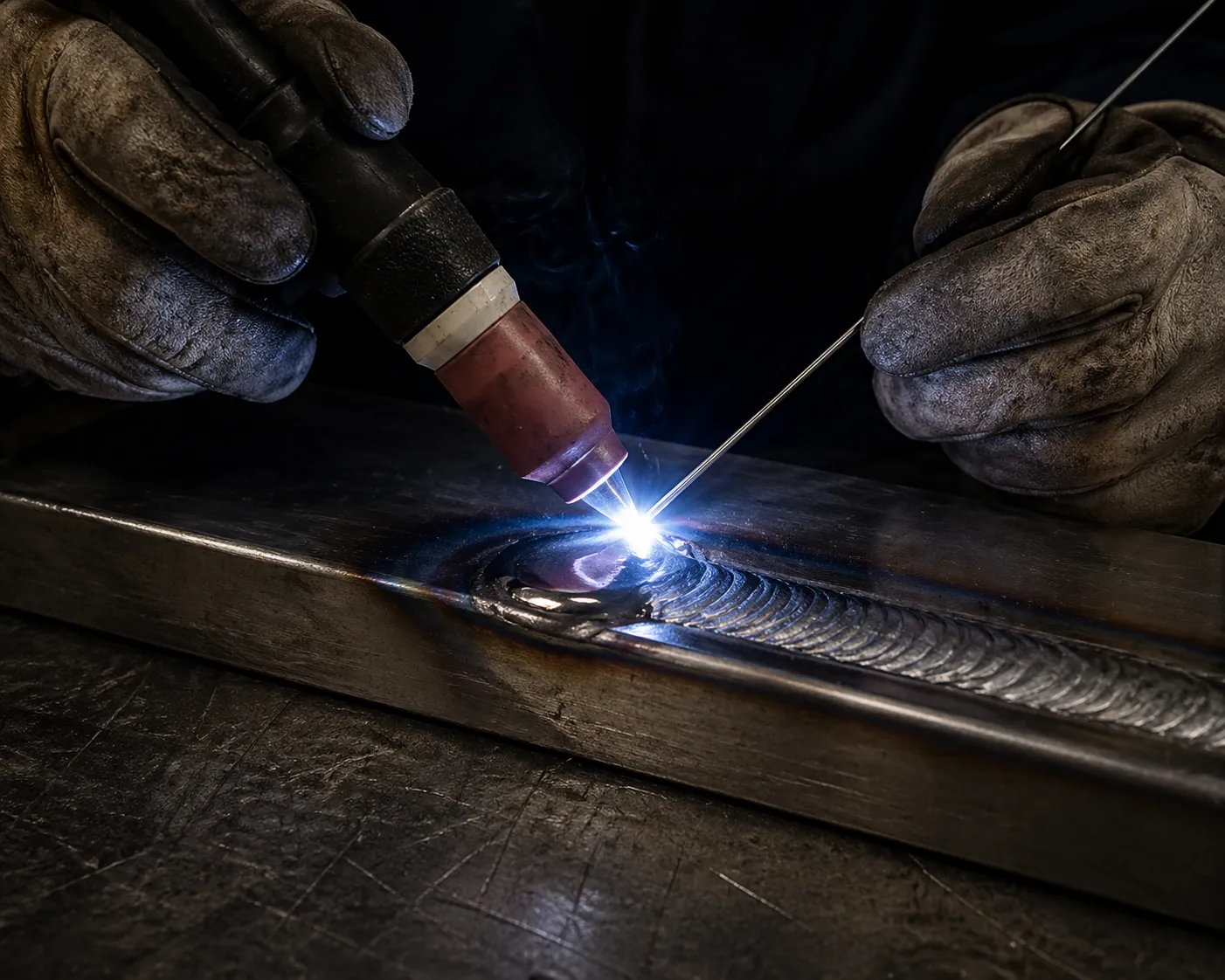TIG welding SS 304 precision thin-gauge assembly at Aero Enterprises Unit I — tig welding services near me Vasai